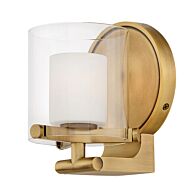 Hinkley Rixon 1-Light Bathroom Vanity Light In Heritage Brass