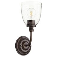 Quorum Rossington 13 Inch Wall Sconce in Oiled Bronze with
