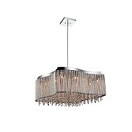 CWI Claire 12 Light Drum Shade Chandelier With Chrome Finish