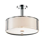 CWI Lighting Lucie 4 Light Drum Shade Chandelier with Chrome finish