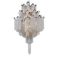 CWI Daisy 17 Light Down Chandelier With Chrome Finish