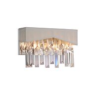 CWI Lighting Havely 2 Light Wall Sconce with Chrome finish