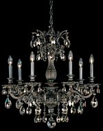 Milano 7-Light Chandelier in Parchment Gold