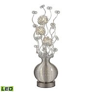 Lazelle 5-Light LED Table Lamp in Silver