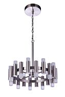 Craftmade Simple Lux 20-Light Chandelier in Brushed Polished Nickel