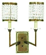 Grammercy 2-Light Wall Sconce in Hand Applied Palacial Bronze