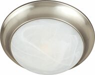 Essentials - 585X 2-Light Flush Mount Ceiling Light in Satin Nickel