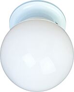 Essentials - 588x 1-Light Flush Mount in White
