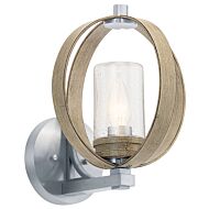 Grand Bank 1-Light Outdoor Wall Mount in Distressed Antique Gray