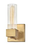 Hinkley Xander 1-Light Bathroom Vanity Light In Heritage Brass
