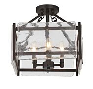 Savoy House Glenwood by Brian Thomas 4 Light Ceiling Light in English Bronze