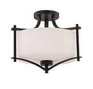 Savoy House Colton 2 Light Ceiling Light in English Bronze