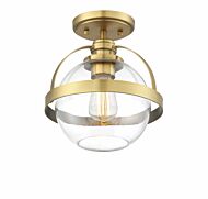 Savoy House Pendleton 1 Light Ceiling Light in Warm Brass