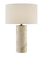 Vespera 1-Light Table Lamp in Antique Brass