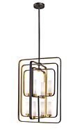 Z-Lite Aideen 8-Light Pendant Light In Bronze Gold