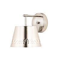 Z-Lite Maddox 1-Light Wall Sconce In Polished Nickel