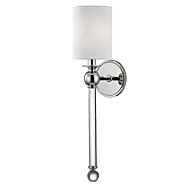 Hudson Valley Gordon 22 Inch Wall Sconce in Polished Nickel