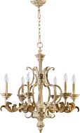 Florence 6-Light Chandelier in Persian White