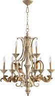 Florence 9-Light Chandelier in Persian White