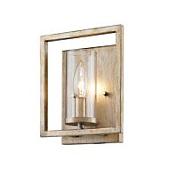 Golden Marco 9 Inch Wall Sconce in White Gold