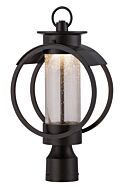 Arbor 1-Light LED Post Lantern in Burnished Bronze
