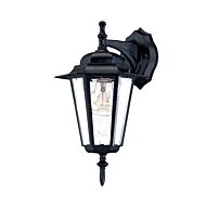 Camelot 1-Light Wall Sconce in Matte Black