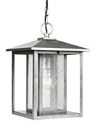 Sea Gull Hunnington Outdoor Hanging Light in Weathered Pewter