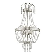 Valentina 3-Light Wall Sconce in Brushed Nickel