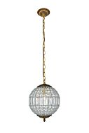 Olivia 1-Light Pendant in French Gold