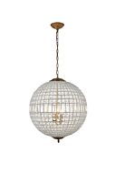 Olivia 5-Light Chandelier in French Gold