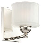Minka Lavery 1730 Series Wall Sconce in Polished Nickel