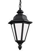 Sea Gull Brentwood Outdoor Hanging Light in Black