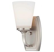 Minka Lavery Overland Park Bathroom Wall Sconce in Brushed Nickel