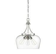 Savoy House Octave 3 Light Pendant in Polished Chrome