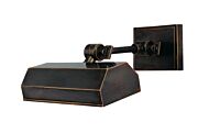 Hudson Valley Woodbury 6 Inch Picture Light in Distressed Bronze