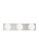 Orbel 3-Light LED Bathroom Vanity Light in Polished Nickel