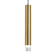 Moxy 1-Light LED Pendant in Aged Brass
