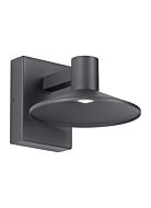 Tech Ash 8 Inch Outdoor Wall Light in Charcoal