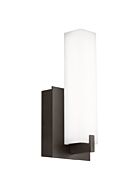 Tech Cosmo 12 Inch Outdoor Wall Light in Bronze and White Acrylic