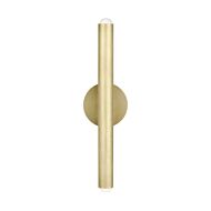 Ebell 1-Light LED Wall Sconce in Natural Brass