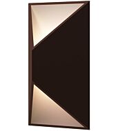 Sonneman Prisma™ 2 Light 11 Inch Wall Sconce in Textured Bronze