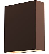 Sonneman Flat Box™ 7 Inch Wall Sconce in Textured Bronze
