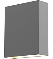 Sonneman Flat Box™ 7 Inch Wall Sconce in Textured Gray