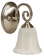 Craftmade Cecilia 11 Inch Wall Sconce in Brushed Polished Nickel