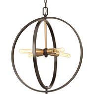 Swing 4-Light Pendant in Antique Bronze
