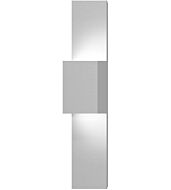 Sonneman Flat Box™ 2 Light 25 Inch Wall Sconce in Textured White