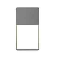 Sonneman Light Frames 13 Inch Downlight LED Wall Sconce in Textured Gray