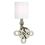 Hudson Valley Pawling 17 Inch Wall Sconce in Polished Nickel