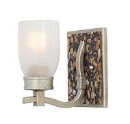 Kalco Largo 1 Light Wall Sconce in Tarnished Silver
