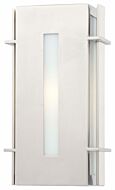 The Great Outdoors Colva 12 Inch Outdoor Wall Light in Brushed Stainless Steel